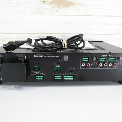 Crown 1160MA 4 Channel Mixer Amplifier 160 Watt Install Amp Mic Line CD 4/8 Ohm - ZeereeZ