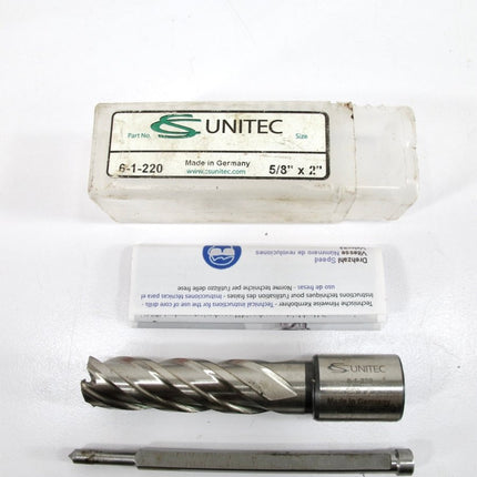 CS Unitec 6 - 1 - 220 5/8" x 2" Unibroach High Speed Steel Annular Cutter - ZeereeZ