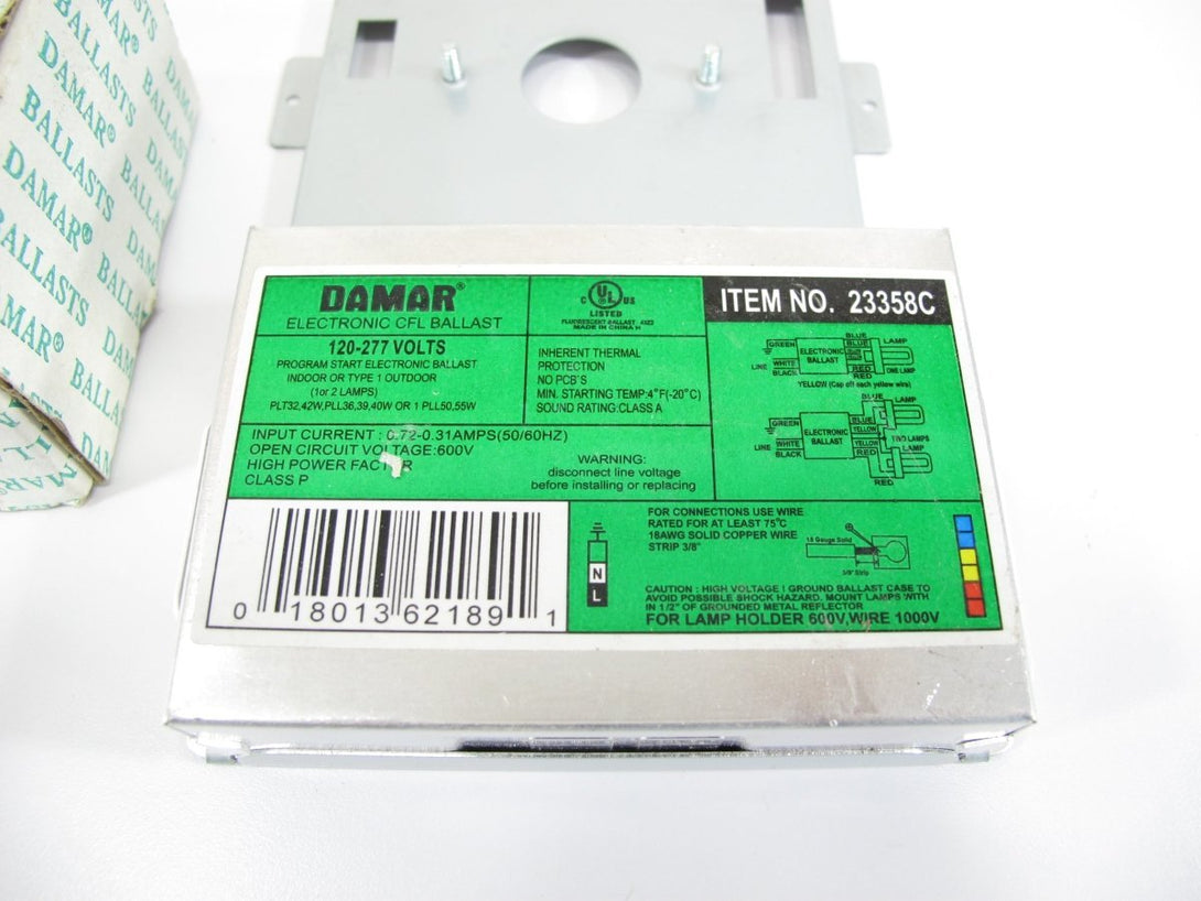 Damar Electronic CFL Ballast 23358C EL242CF 120 - 277 Volts Indoor/Outdoor - ZeereeZ