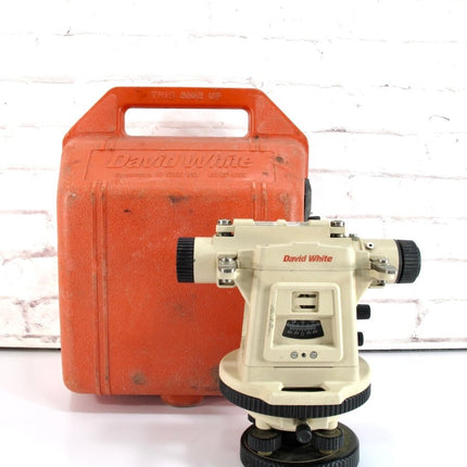 David White LT8 - 300P 26x Transit Level Surveyor Construction Tool w/ Case - ZeereeZ