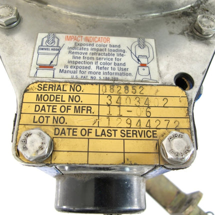 DBI Sala 3403402 50' Sealed Self Retracting Lifeline with Winch - ZeereeZ