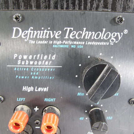 Definitive PF12 Powerfield 12 Inch 125 Watt Active Powered Subwoofer - ZeereeZ