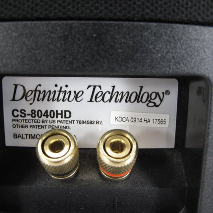 Definitive Technology CS - 8040HD Balanced Double Surround System Center Speaker - ZeereeZ