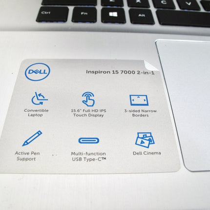 Dell Inspiron 7586 i5 - 8265U 1.60GHz 8GB 256 SSD Win 10 Computer + Tablet - ZeereeZ