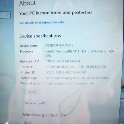 Dell Inspiron P25T 11" 2 - IN - 1 4GB RAM 500GB HDD Windows 10 Touch Tablet Laptop - ZeereeZ