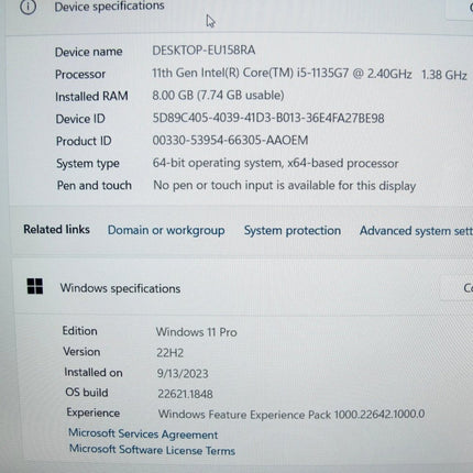 Dell latitude 5520 i5 2.60GHz 256SSD 8GB RAM Windows 11 Pro Laptop Computer - ZeereeZ