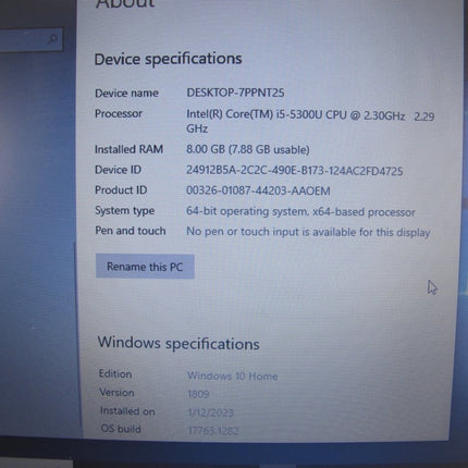 Dell Latitude E5450 14 Inch i5 5300U 2.30GHZ 8GB 500GB HDD Laptop Computer - ZeereeZ