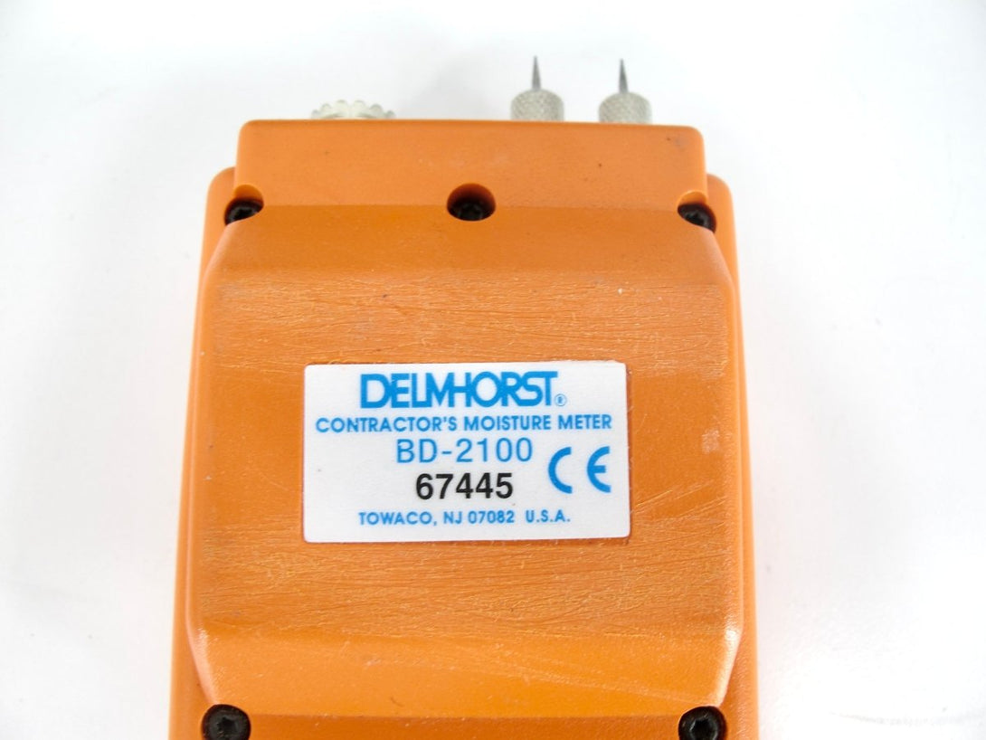 Delmhorst BD - 2100 Digital Pin - Type Moisture Meter & 21 - E Electrode With Case - ZeereeZ