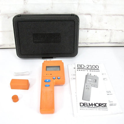 Delmhorst BD - 2100 Digital Pin - Type Moisture Meter & 21 - E Electrode With Case - ZeereeZ