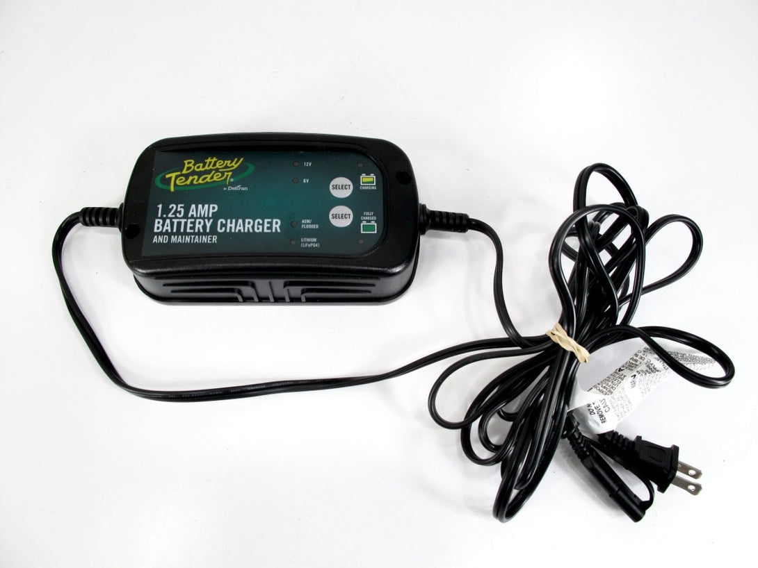 Deltran Battery Tender 12V 6V 1.25A Battery Charger Maintainer - ZeereeZ