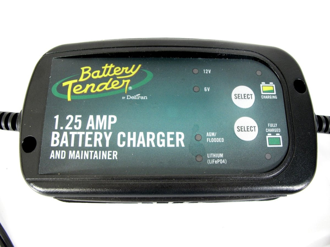 Deltran Battery Tender 12V 6V 1.25A Battery Charger Maintainer - ZeereeZ