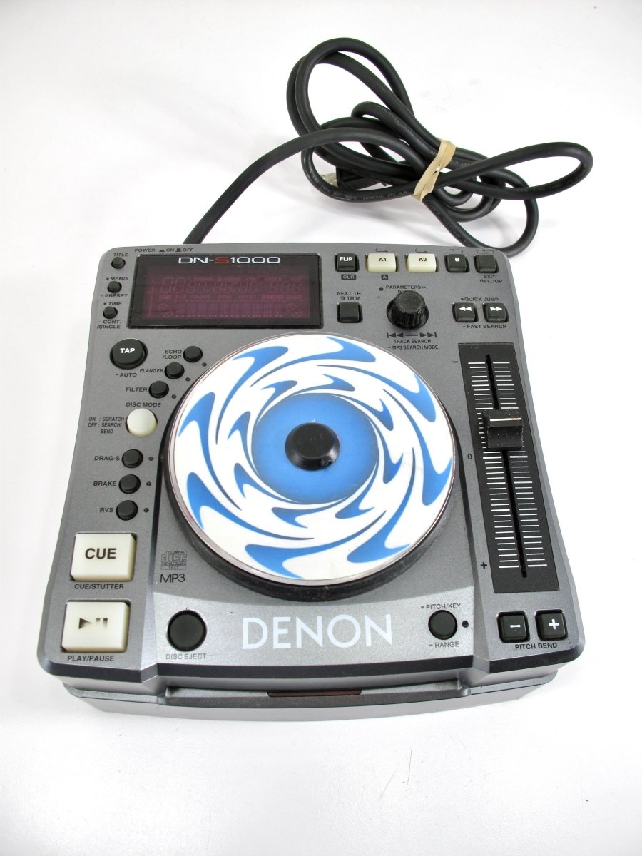 Denon DN - S1000 Professional DJ Tabletop CD Player Pressure Scratch - ZeereeZ