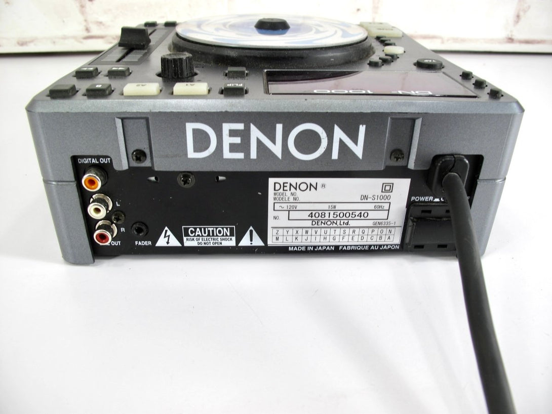 Denon DN - S1000 Professional DJ Tabletop CD Player Pressure Scratch - ZeereeZ