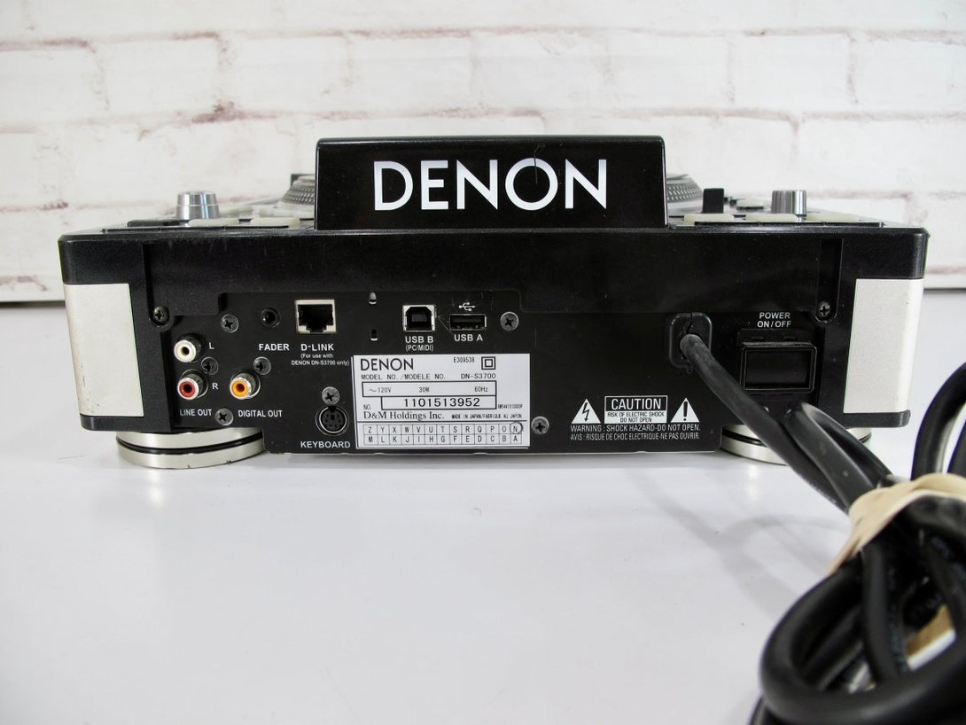 Denon DN - S3700 DJ Turntable USB Software Controller & CD Player Deck - ZeereeZ