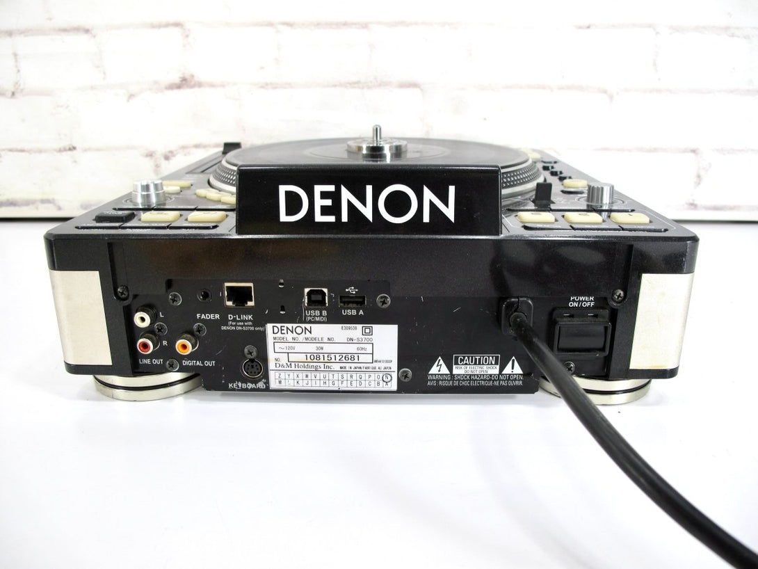 Denon DN - S3700 DJ Turntable USB Software Controller & CD Player Deck - ZeereeZ