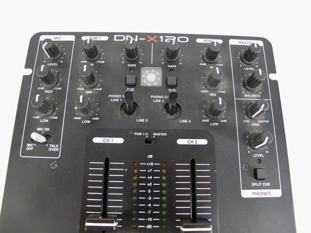 DENON DN - X120 Compact 2 Channel 3 Band EQ Audio DJ Mixer - ZeereeZ