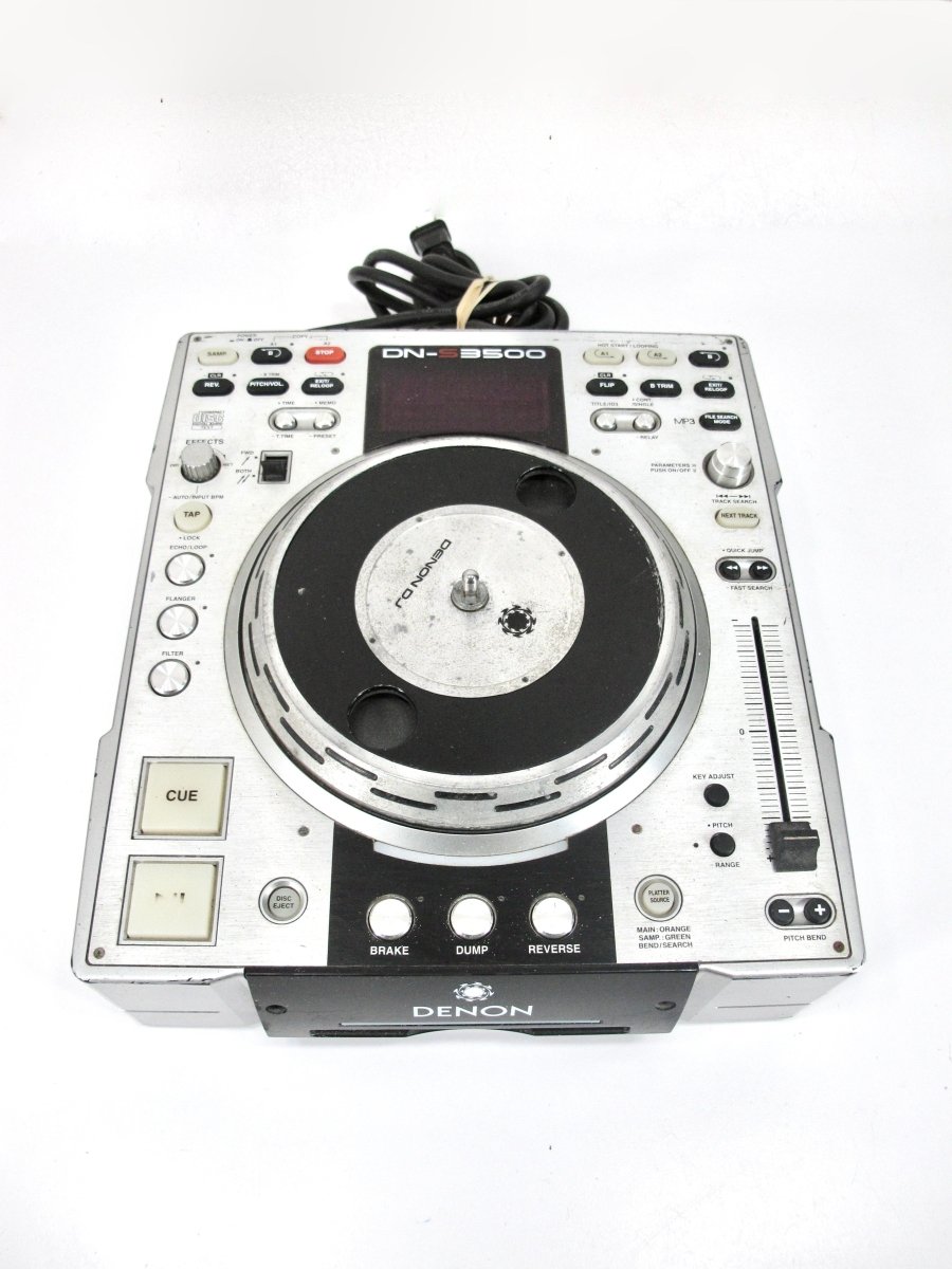 Denon DNS3500 DJ Tabletop Turntable/Scratch Interface CD MP3 Player - ZeereeZ