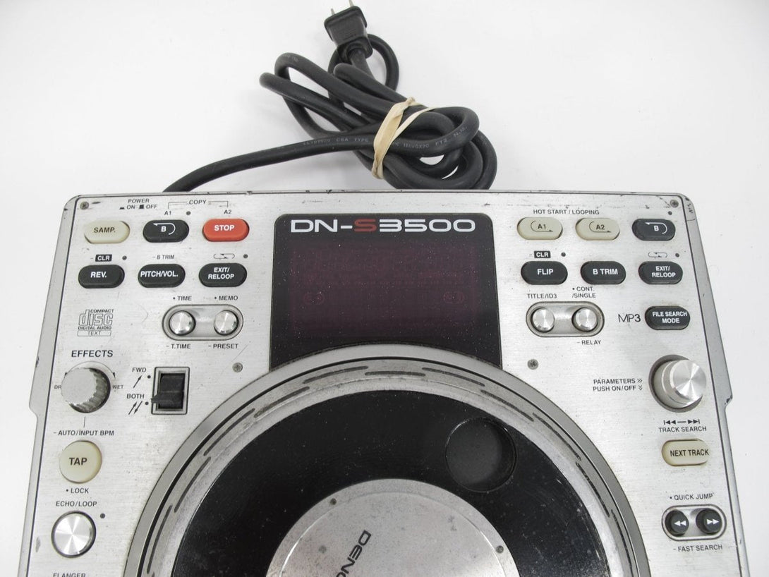 Denon DNS3500 DJ Tabletop Turntable/Scratch Interface CD MP3 Player - ZeereeZ