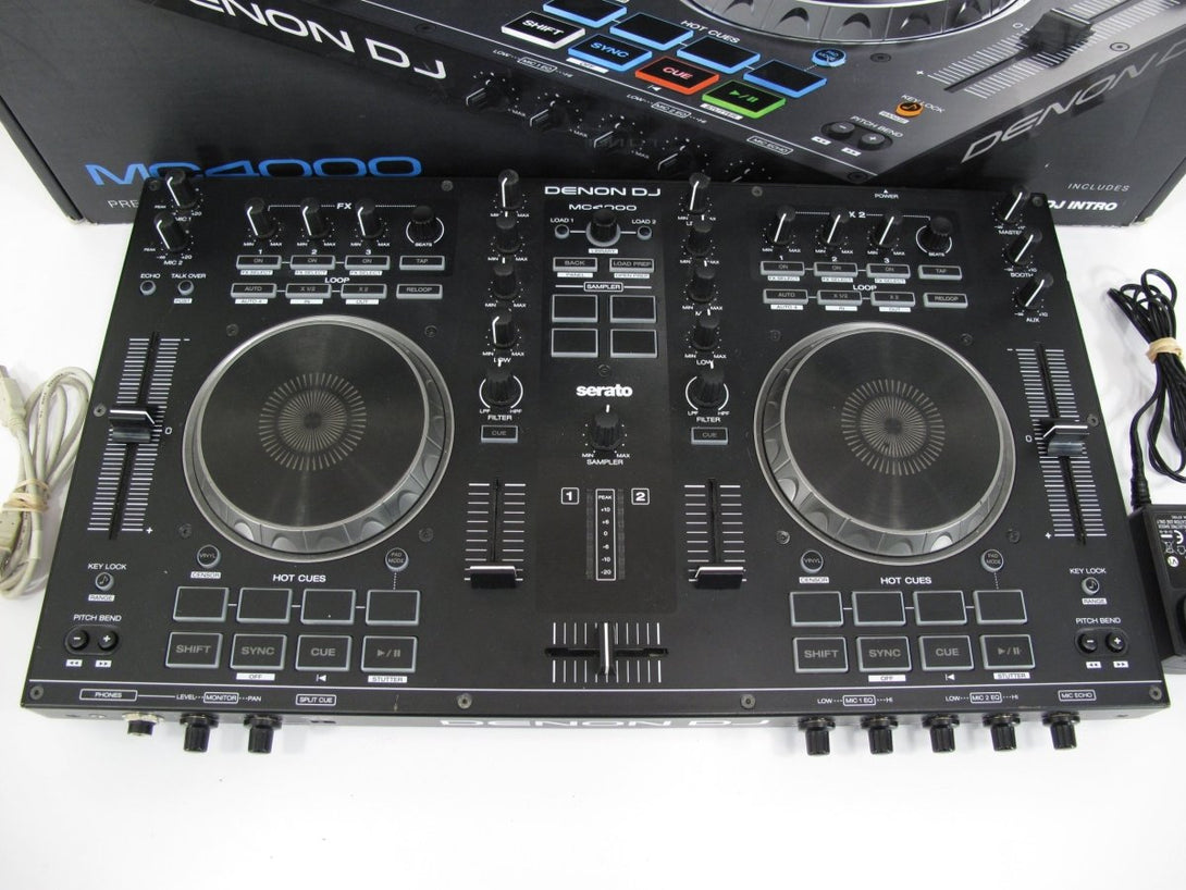 Denon MC4000 2 Channel DJ Interface Serato Controller - ZeereeZ