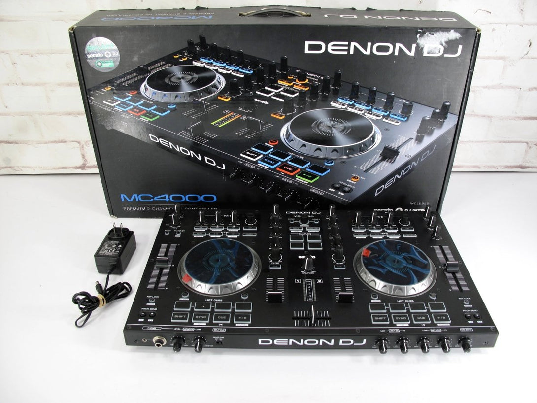 Denon MC4000 Professional 2 Channel Serato DJ Controller Interface - ZeereeZ