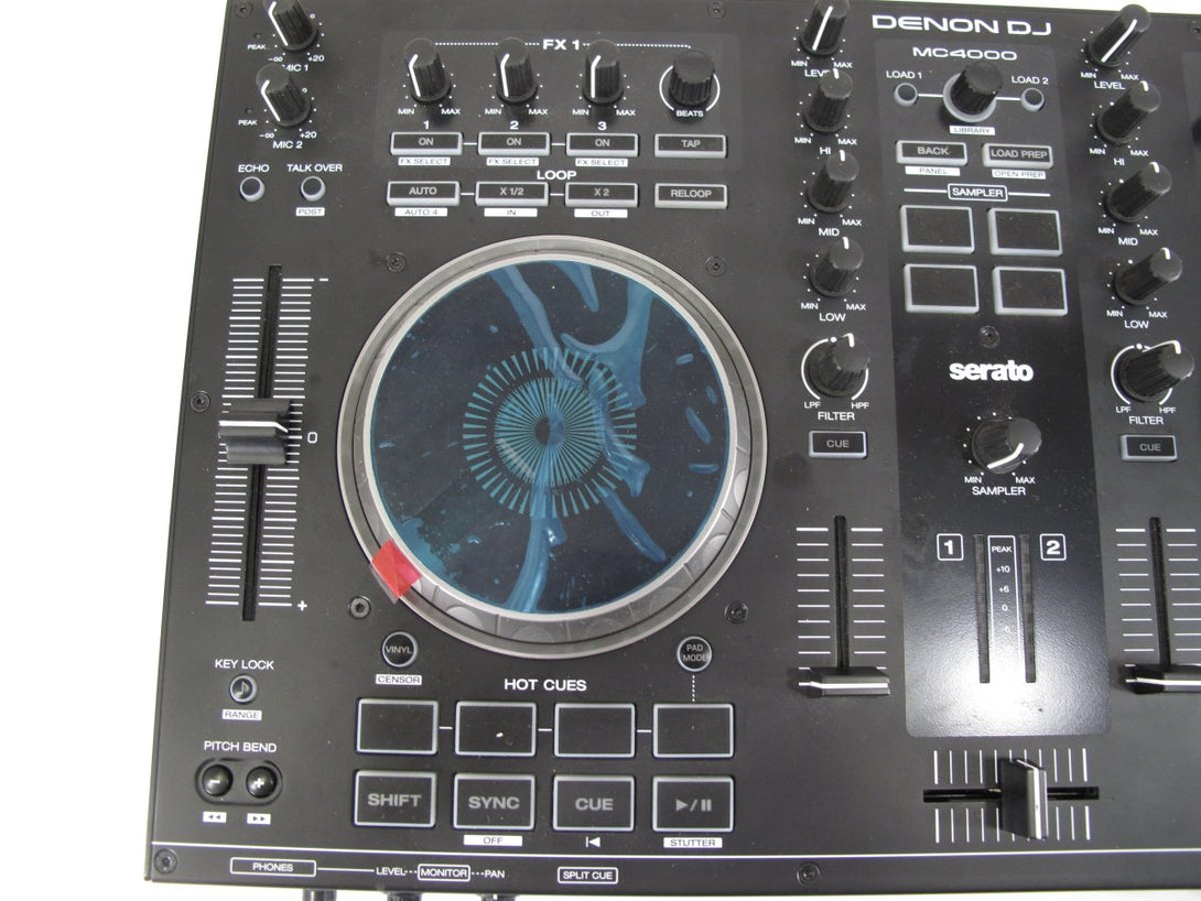 Denon MC4000 Professional 2 Channel Serato DJ Controller Interface - ZeereeZ