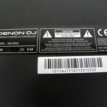 Denon MC4000 Professional 2 Channel Serato DJ Controller Interface - ZeereeZ