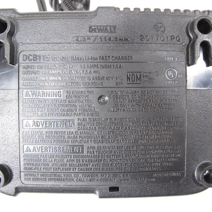 Dewalt DCB115 20V MAX Power Tool Battery Charger - ZeereeZ