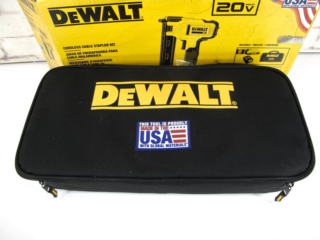 DEWALT DCN701D1 20V MAX 20 - Volt Li - ion Cordless Cable Stapler Kit - ZeereeZ