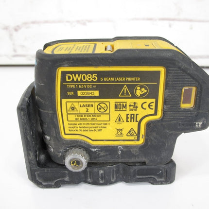 Dewalt DW085K 5 - Beam 100ft Range Self Leveling Laser Pointer Beam - ZeereeZ