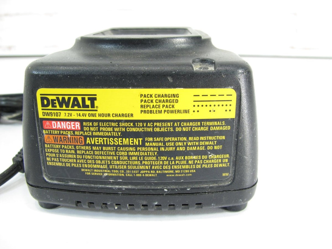 DeWalt DW9107 1 - Hour Fast Battery Charger, NiCd 9.6v to 14v - ZeereeZ