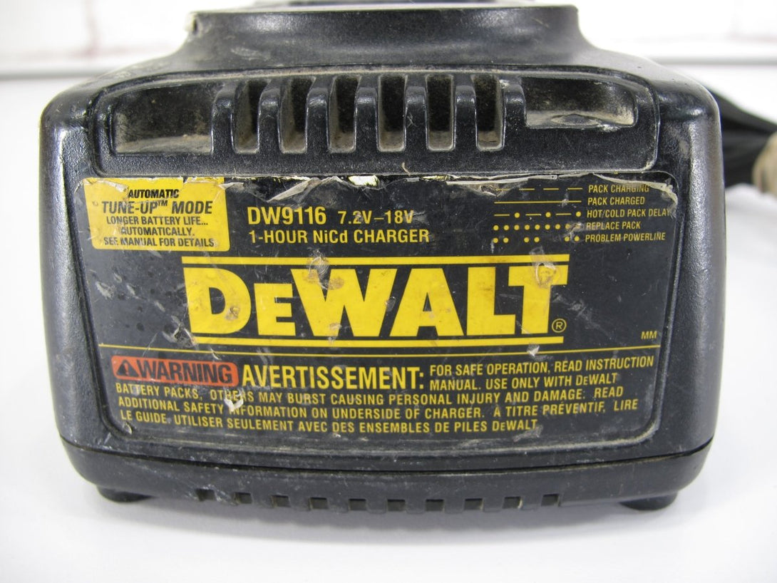 Dewalt DW9116 7.2v - 18v 1 Hour NiCdMode Genuine OEM Battery Charger - ZeereeZ