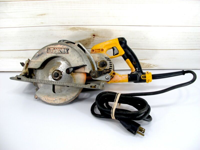 DEWALT DWS535 15 Amp 7 - 1/4" Worm Drive Electric Corded Circular Saw - ZeereeZ