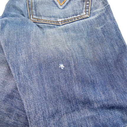 Diesel Zatiny Blue Jeans Denim Bootcut Wash 0073N Mens Button Fly Size 34 x 32 - ZeereeZ