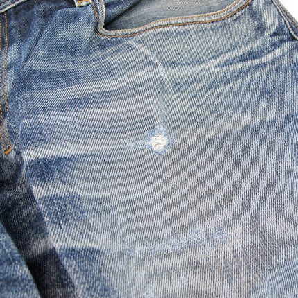 Diesel Zatiny Blue Jeans Denim Bootcut Wash 0073N Mens Button Fly Size 34 x 32 - ZeereeZ