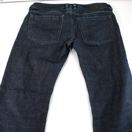 Diesel Zatiny Dark Wash 0088Z Bootcut Button Fly Blue Jeans Mens Size 34 x 32 - ZeereeZ