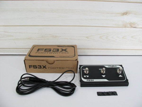 Digitech FS3X 3 Function Footswitch for JamMan Looper and JHE Pedal - ZeereeZ