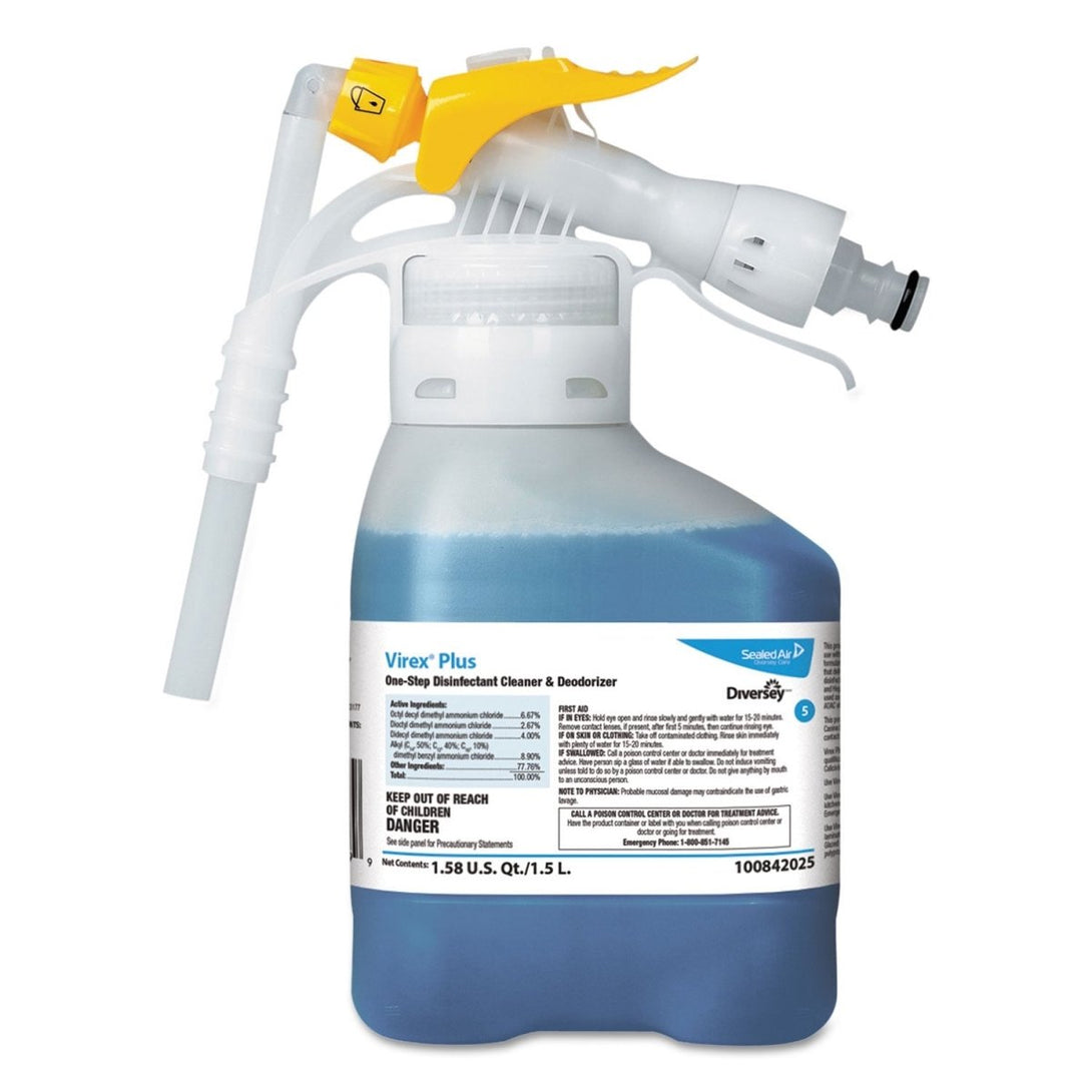 Diversey 3062768 Virex 256 Disinfectant Cleaner 1.5 L Bottle - ZeereeZ