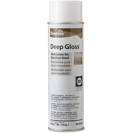 Diversey Care Deep Gloss Stainless Steel Maintainer 16 oz. Aerosol Can - ZeereeZ