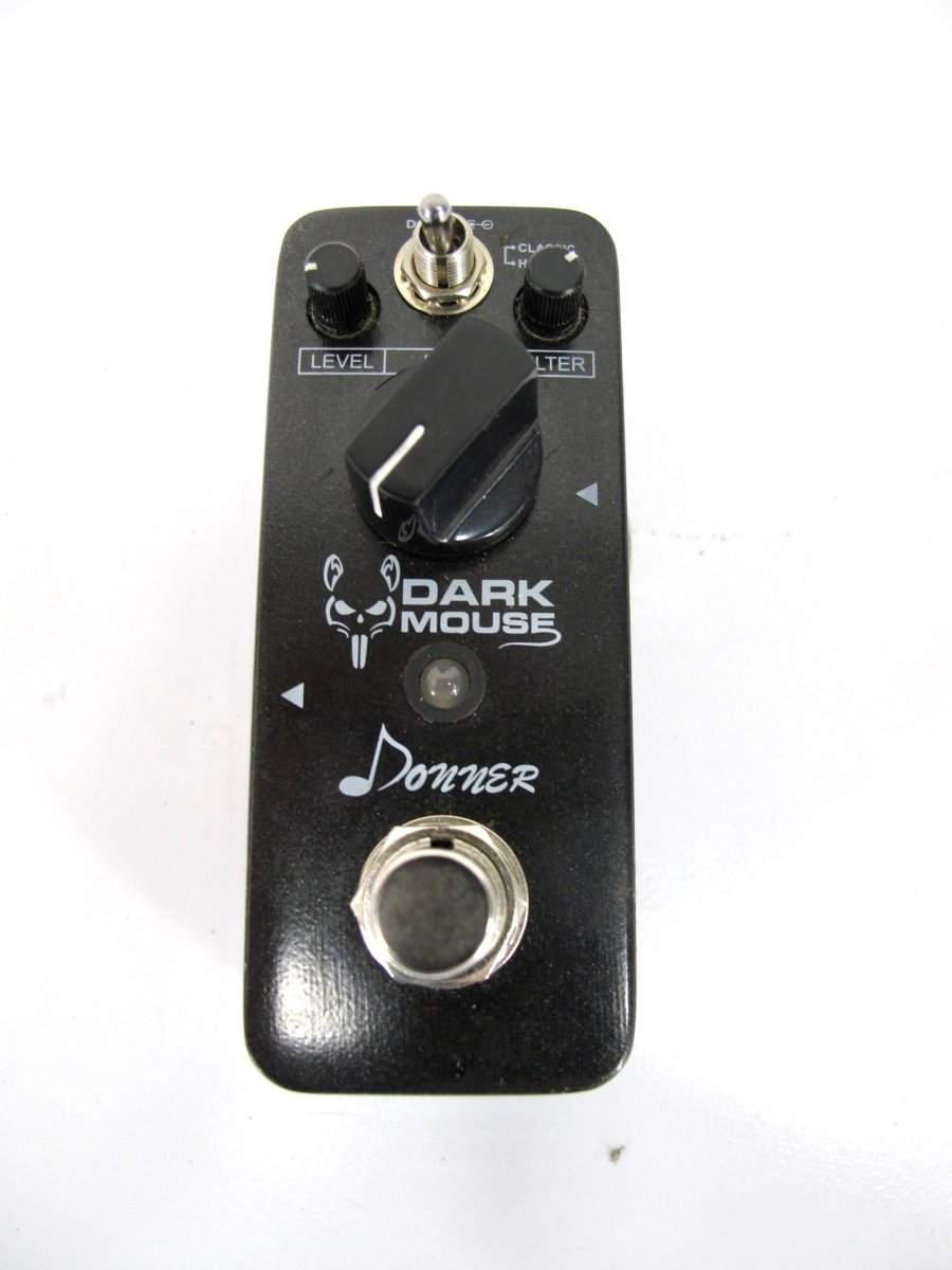 Donner Dark Mouse Distortion Electric Guitar Effects Pedal True Bypass 2 Mode - ZeereeZ