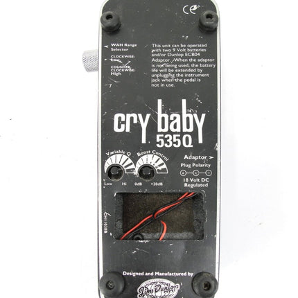 Dunlop Crybaby 535Q Multi - Wah Guitar Effects Pedal - ZeereeZ