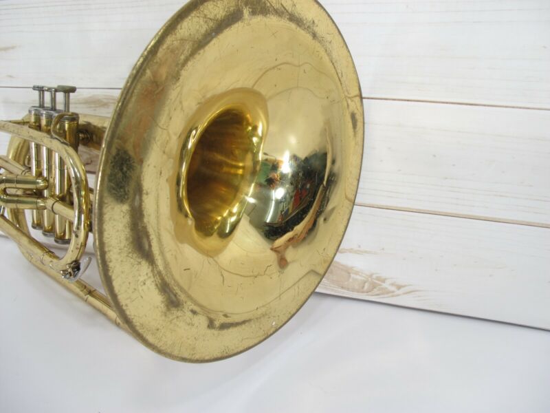 Dynasty Vintage Brass Marching Mellophone - ZeereeZ