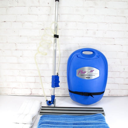 ECOLAB Phazer Mobile Commercial Floor Finish Backpack System 18 In Pads - ZeereeZ