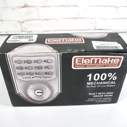 Elemake AX - MKD001 High Security Locks Keyless Entry Digital Pass Code - ZeereeZ