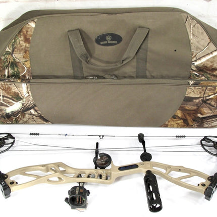 Elite Terrain 55 - 70# 25.5 - 31.5” Mountain Tan Compound Bow Right Hand - ZeereeZ
