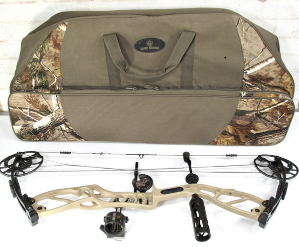 Elite Terrain 55 - 70# 25.5 - 31.5” Mountain Tan Compound Bow Right Hand - ZeereeZ