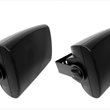 Elura OUT6.5 B70 6.5" 2 - Way 125 - Watt Indoor Outdoor Speakers Black Pair 70V 6Ω - ZeereeZ