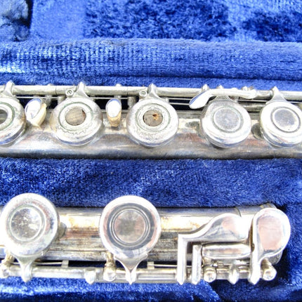 Emerson ELD EF1 Soprano Student C - Foot Silver Plated Nickel Flute with Case - ZeereeZ