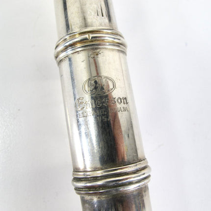 Emerson ELD EF1 Soprano Student C - Foot Silver Plated Nickel Flute with Case - ZeereeZ