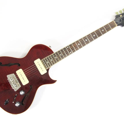 Epiphone Blueshawk Deluxe Wine Red Electric Guitar w/ P90 Soapbar Pickups - ZeereeZ