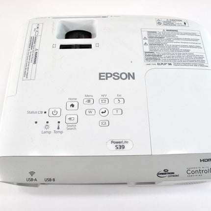 Epson PowerLite S39 3LCD SVGA HDMI Projector 3300 Lumens - ZeereeZ